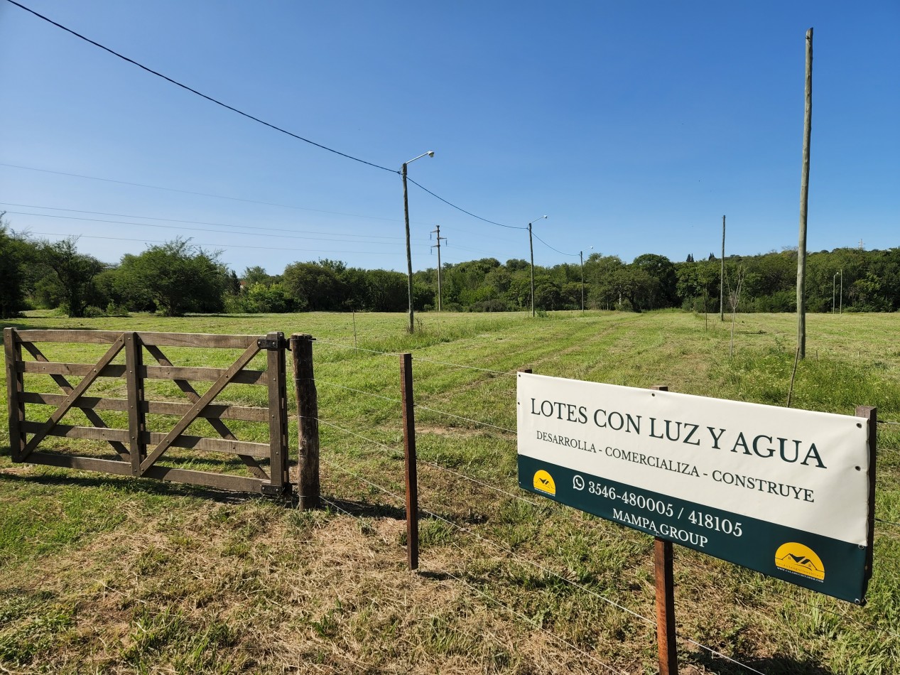 VENTA Excepcional loteo con costa de arroyo en el ingreso al pueblo Villa Amancay Calamuchita