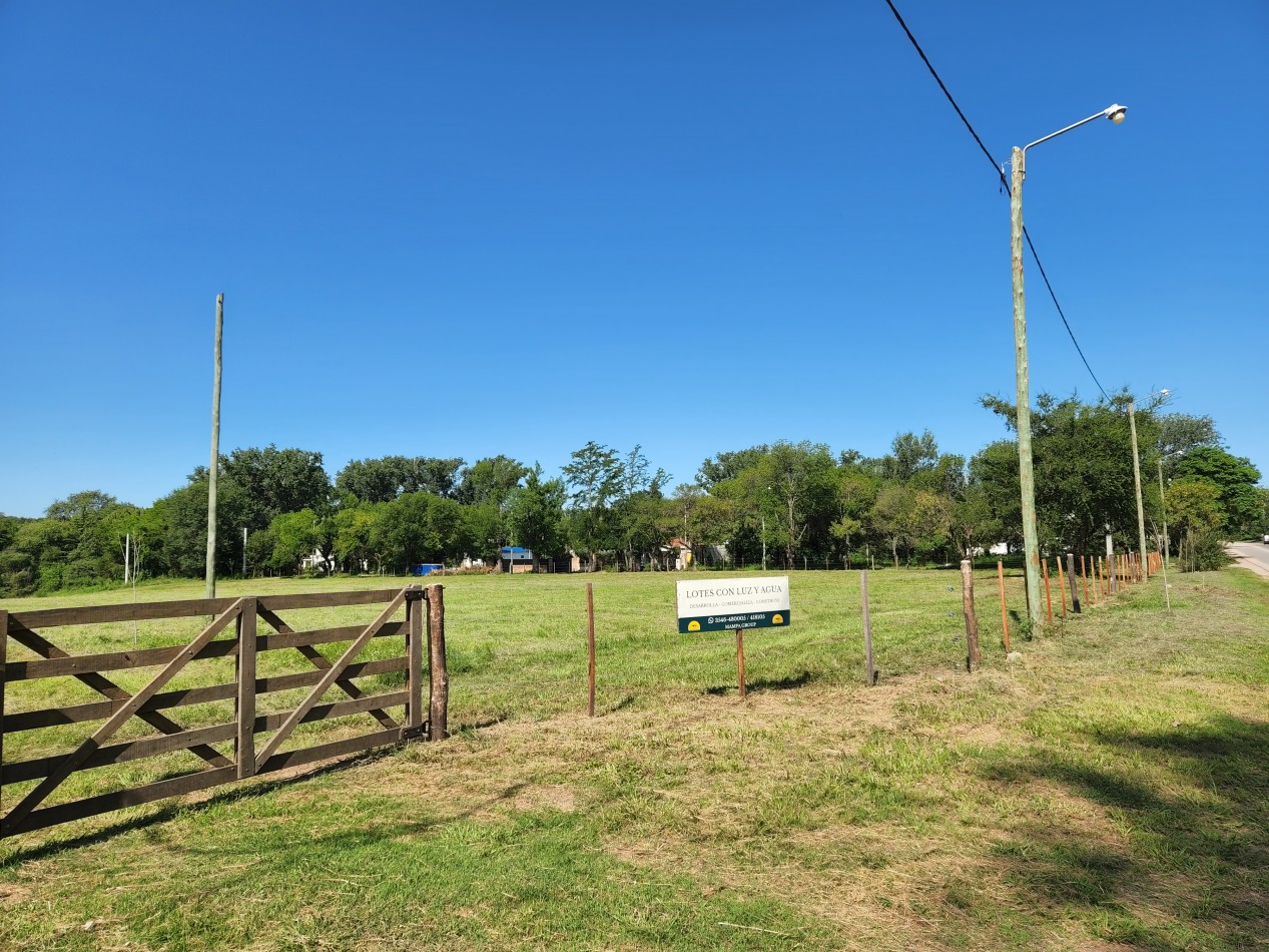 VENTA Excepcional loteo con costa de arroyo en el ingreso al pueblo Villa Amancay Calamuchita