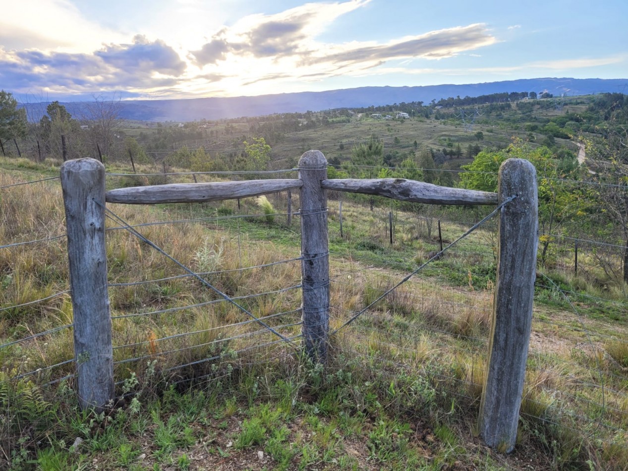Excepcional loteo privado en sierra