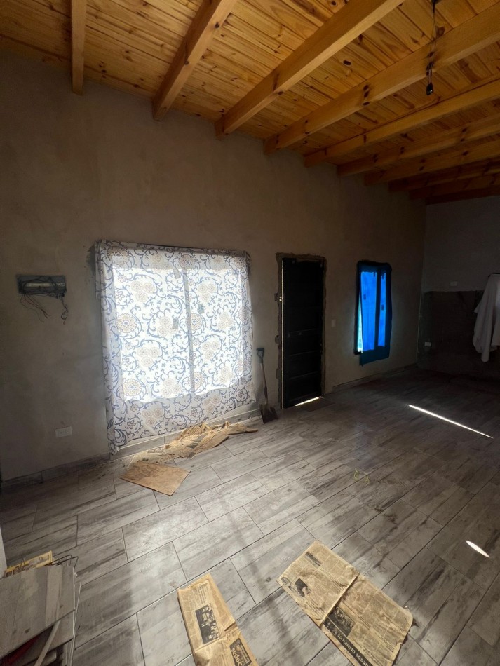 VENTA casa a terminar Santa Monica amplio parque 2 dormitorios Calamuchita ACEPTA VEHICULO