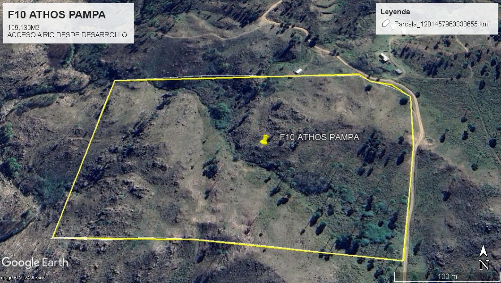 FRACCION DE CAMPO DE 10.9 HAS EN DESARROLLO CON ACCESO A 3 KM DE COSTA DE RIO POSTALES UNICAS