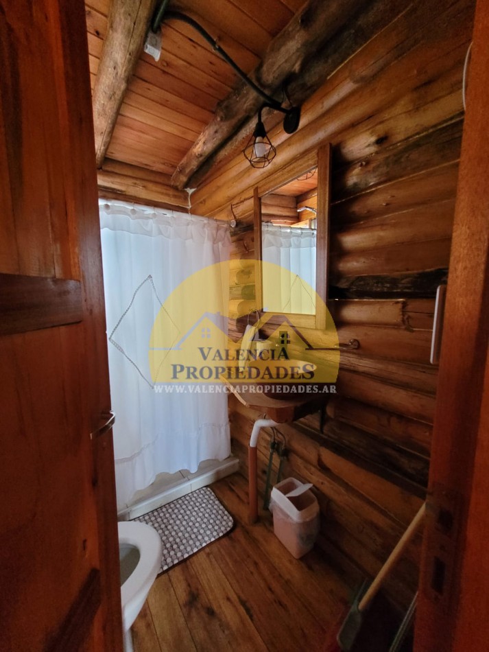 VENTA CABAÑA DE TRONCOS CALAMUCHITA