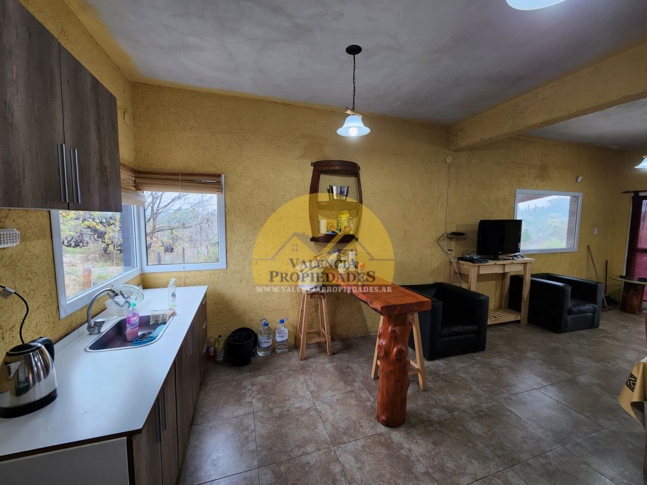 *RETASADA* VENTA CASA CON PISCINA MAS CABAÑA A MTS RIO SANTA ROSA DE CALAMUCHITA
