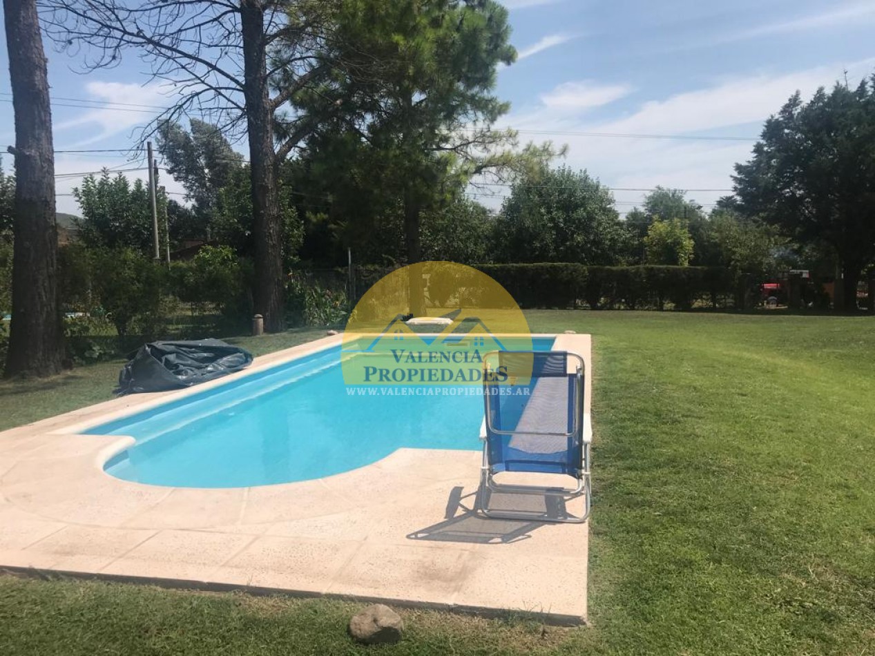 2 Departamentos con amplio parque y piscina muy proximo a centro Villa del Dique
