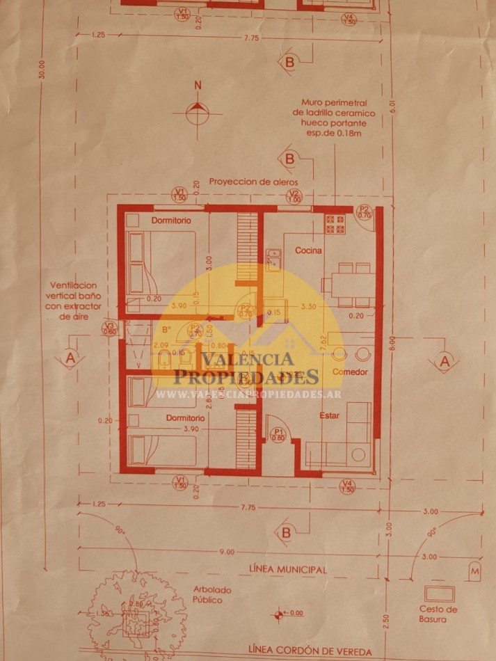 Casa a estrenar 3 ambientes balcon aterrazado y parrilla con amplia vista El Torreon